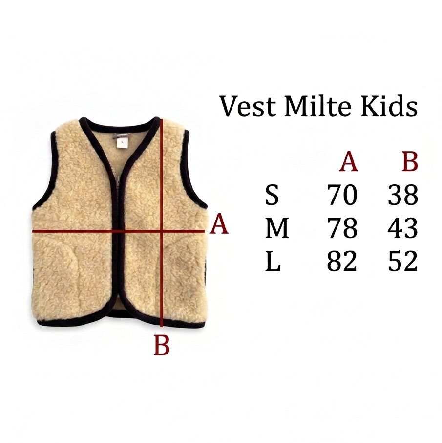 Lasten villaliivi Milte Kids