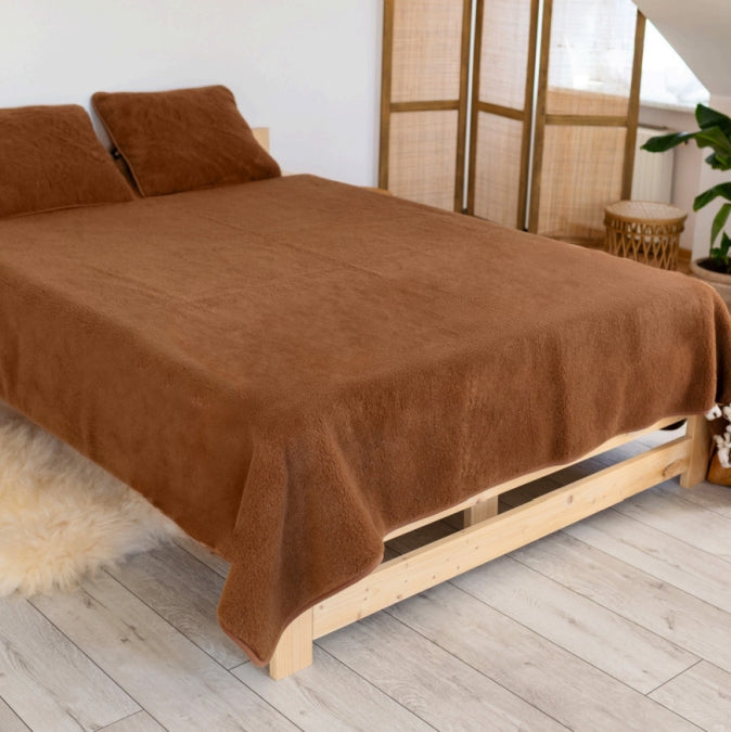 Blanket. Camel wool Prestige