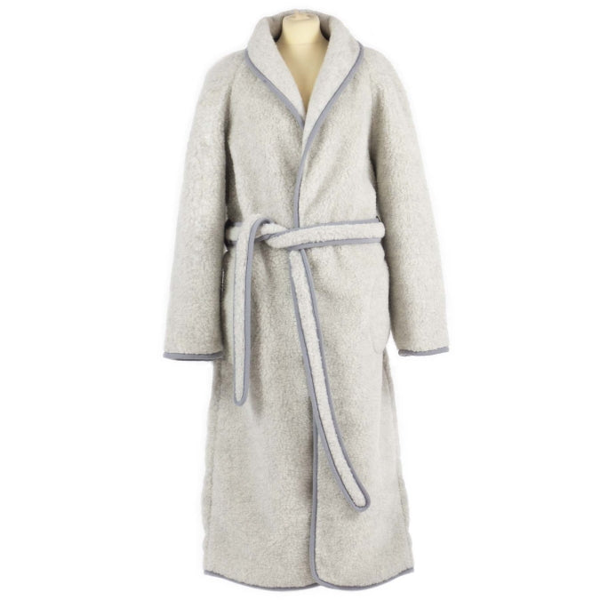 Merino Dressing Gown grey