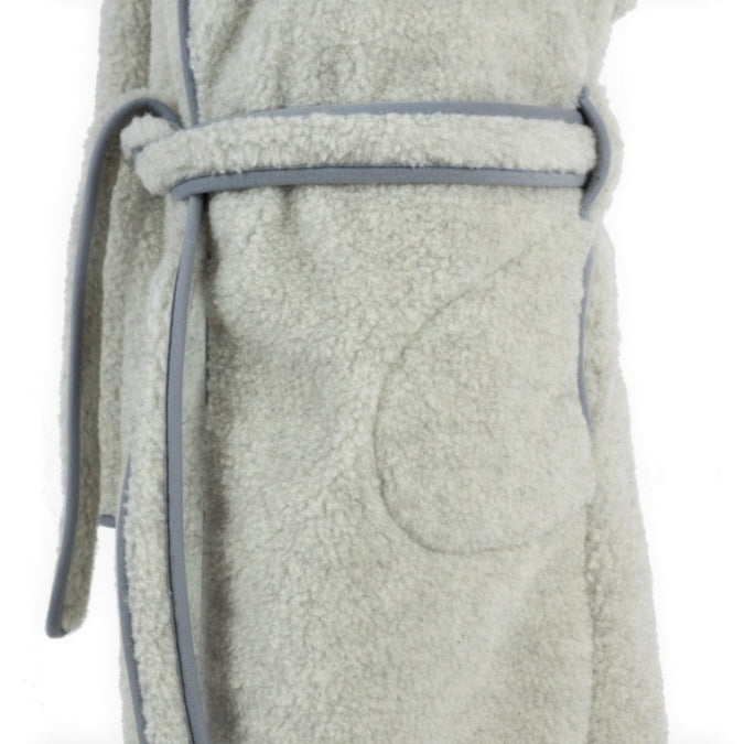 Merino Dressing Gown grey