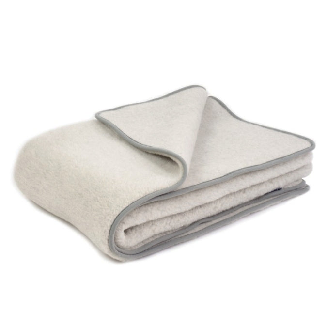 Australian Merino Wool Blanket, grey