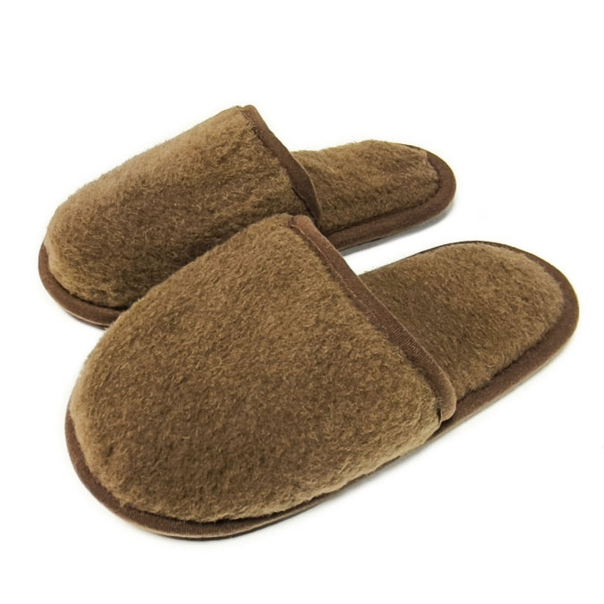 Camel Wool Slippers