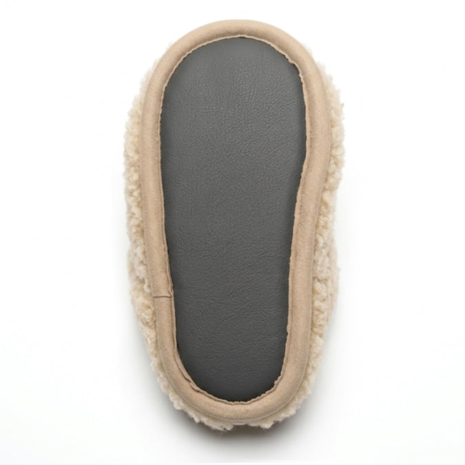 Mona Merino Wool Slippers, Home, Beige